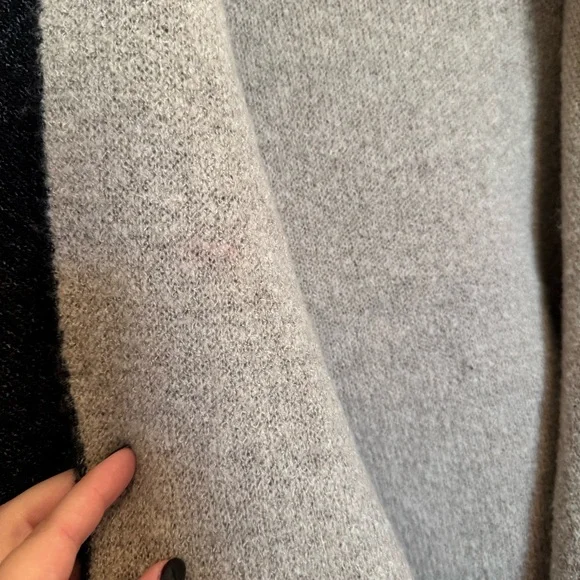 Women’s Zara Knit Black & Tan Cardigan, Large - Picture 5 of 11